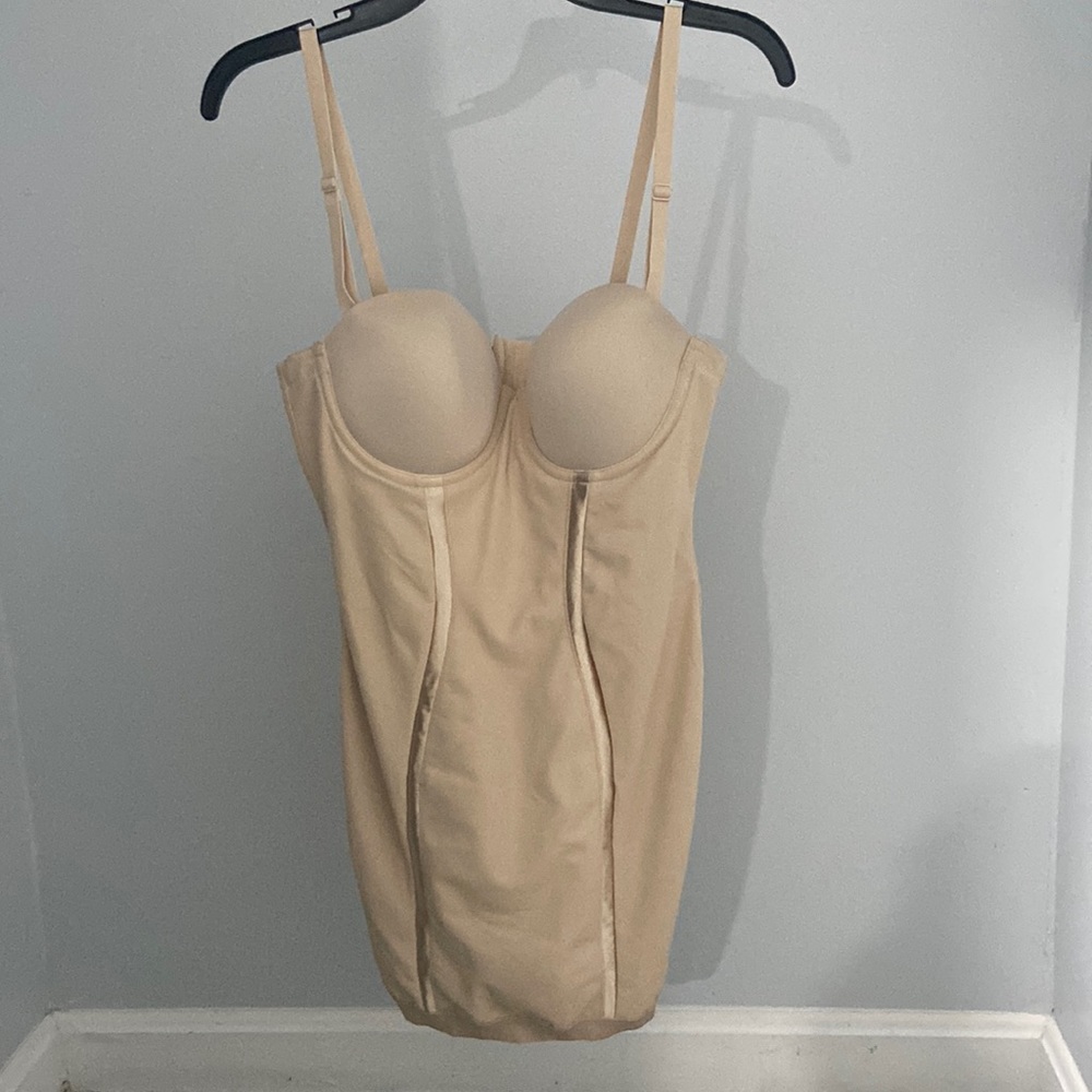 Women’s Convertible Slip With Built In Bra & Anti-Static Fajas Shapewear